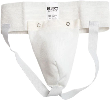 Бандаж паховий Select Jockstrap S Белый 1 шт (5703543204151)