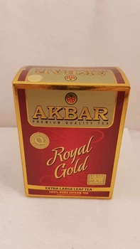 Чай черный цейлонский Akbar Royal Gold 80 г