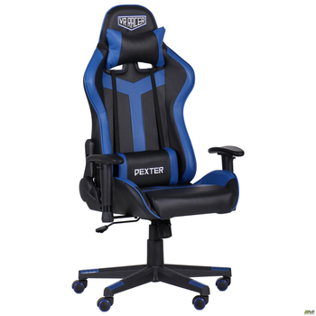 Кресло AMF VR Racer Dexter Slag черный/синий 546479