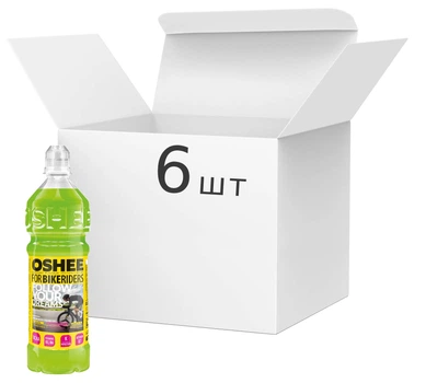 Упаковка напитков безалкогольных OSHEE со вкусом мяты и лайма и витаминами 0.75 х 6 шт (5908260251383_5901783950528)