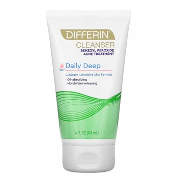 Ежедневное глубокое очищающее средство Differin (Daily Deep Cleanser) 118 мл