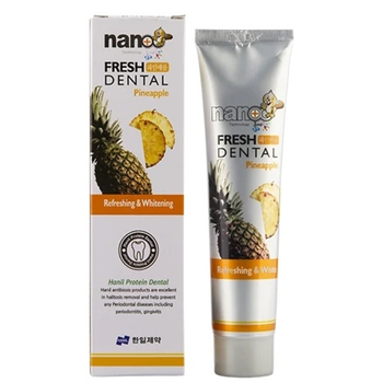 Зубная паста освежающая с экстрактом ананаса Hanil Fresh Pineapple 160 гр (8809177592033)