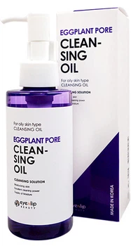 Гидрофильное масло Eyenlip Eggplant Pore Cleansing Oil с экстрактом баклажана 150 мл (8809555251859)