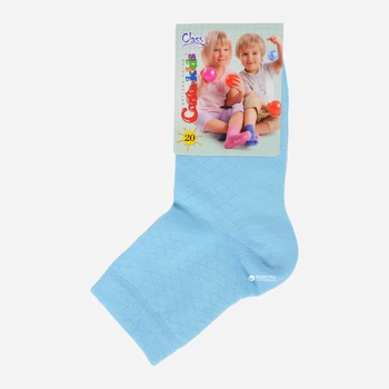 Дитячі шкарпетки бавовняні Conte Kids Class-13C-9СП-150 20 Блакитні (4810226039885)
