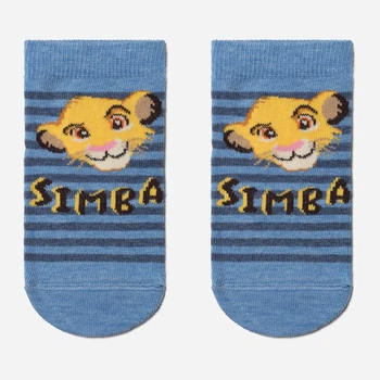 Дитячі шкарпетки бавовняні для хлопчиків Conte Kids Disney 17С-126/1СПМ-451 12 р Блакитні (4810226466766)