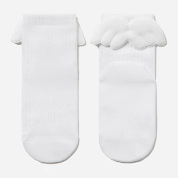 Дитячі шкарпетки бавовняні для дівчаток Conte Kids Tip-Top 18С-157СП-389 14 р Білі (4810226405413)