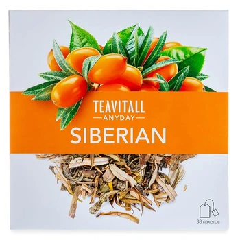 Чайний напій GreenWay TeaVitall Anyday "Siberian", 38 фільтр-пакетів (01588)
