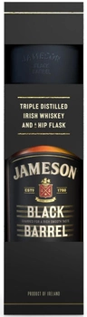 Виски Jameson Black Barrel 0.7 л 40% + фляга (5011007023577)