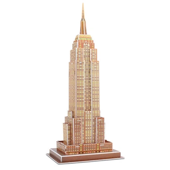 3D пазлы картон (ЕМПАЙР Стейт Билдинг) ZEINDUSTRY TOYS 168-B8 (6961010220229)