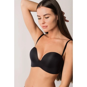 Бюстгальтер балконет із Push-up LUNA L1523A 75C чорний
