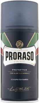 Защитная пена для бритья Proraso с экстрактом алоэ и витамином Е 300 мл (8004395002085)