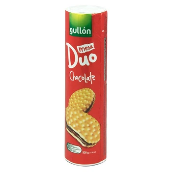 Печенье Gullon Mega Duo сэндвич с шоколадным кремом, 500г