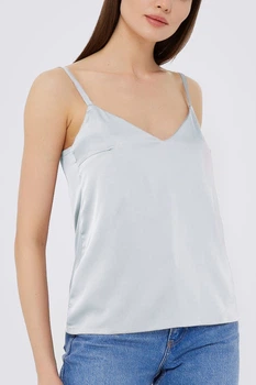 Шелковый топ ES.design ss2007.2 размер L белый