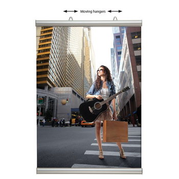 Планки для плакатов с клик-системой держатели рекламные Poster Snap 26mm A1 (594 X 841 mm)
