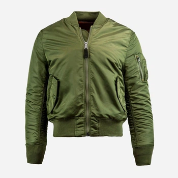 Бомбер чоловічий Alpha Industries MA-1 Slim Fit MJM44530C1 XS Зелений (640631469113)