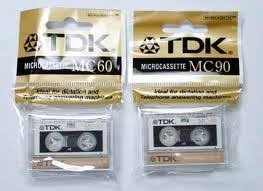 Микрокассета TDK D-MC90 3 pcs. для диктофонов Respect касета серый пластик для записи звуков на диктофон кассеты для диктофона Китай (375)