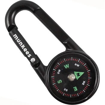 Брелок-компас Munkees 3136 Thermometer black (3136-BK)