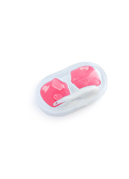 Контейнер и пинцет для ККЗ Fashion Style Прозрачный Розовый (SL-82016-K)