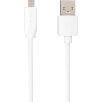 Кабель Gelius One microUSB - USB 2м (2A) для зарядки и передачи данных White (GP-UC116)