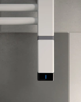 Электрический тэн для полотенцесушителя Terma ONE 30x30 с регулятором, белый (white) 800 Вт