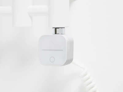 Электрический тэн у полотенцесушитель HeatQ NEX APP с управлением через смартфон, сенсорным экраном, белый (white) 200 Вт