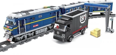 Конструктор ZIPP Toys Поезд DF11 Z с рельсами