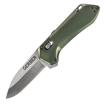 Нож складной Gerber Highbrow (длина: 175мм, лезвие: 71мм), зеленый