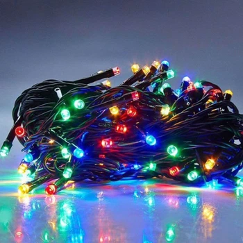 Светодиодная гирлянда 20 метров 200 LED разноцветная Sneha (997467 20m 200LED mix)