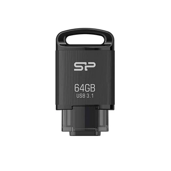 Флеш-накопичувач SiliconPower USB 3.1 Mobile C10 Type-C 64Gb Black (SP064GBUC3C10V1K)
