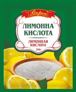 Лимонная кислота Впрок 20г