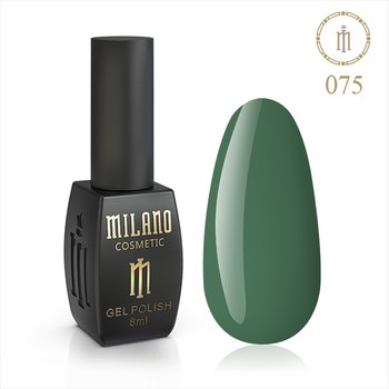 Гель Лак MILANO 8мл. № 075 (Оливково-Зеленый)