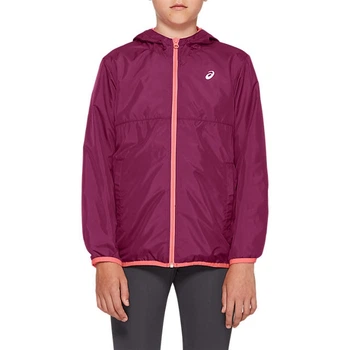 Ветровка Asics U WIND JACKET 128-137 см красный c-2034A303-600
