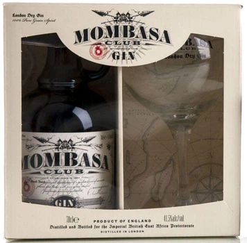 Джин Mombasa Club 0.7 л 41.5% з келихом (8437011284051)