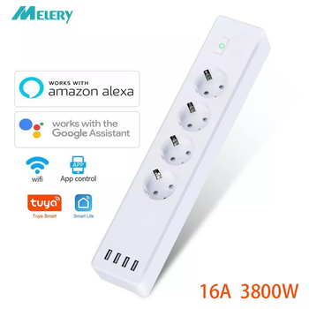 Розумний Wi-Fi подовжувач з підключенням до смартфону Melery, білий (SP102MW)