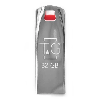 USB-флеш-накопичувач T&G 115 Stylish Series 32 ГБ металевий сріблястий