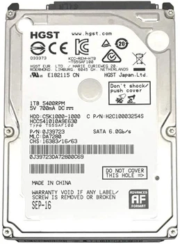 Накопитель HDD 2.5" SATA 1.0ТB Hitachi (HGST) C5K1000 5400rpm 8MB (HCC541010A9E630)
