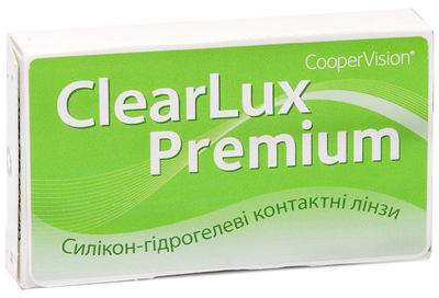 Контактні лінзи ClearLux Premium (3 шт) діоптрію -0.5