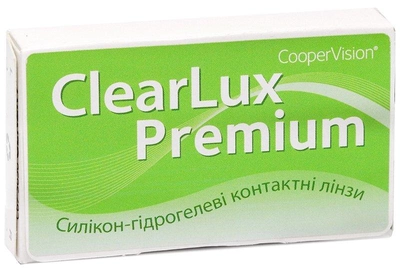 Контактні лінзи ClearLux Premium (3 шт) діоптрія +2