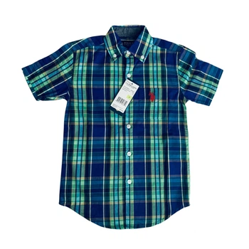 Сорочка U.S.Polo ASSN. 4 роки 104 см Синя