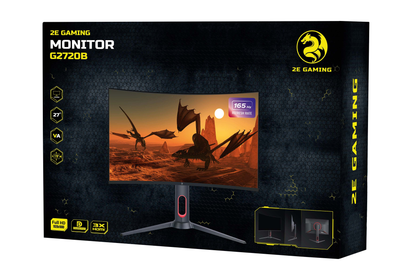Монитор LCD 27" 2E GAMING G2720B 3xHDMI, DP, MM, VA, 165Hz, CURVED, FreeSync, HAS (2E-G2720B-01.UA)
