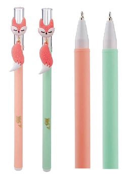 Ручка масляная Smart fox, синяя, 412009