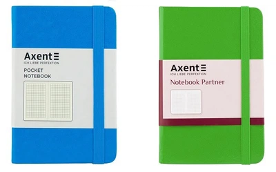 Книжка записная 95х140мм, 96л Partner клетка, 8301-A