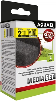 Губка AquaEl Media Set Standard для внутрішнього фільтра Fan-mini Plus 2 шт. (5905546198233)