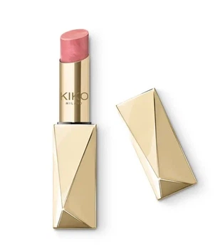 Цветной увлажняющий бальзам для губ с перламутром KIKO MILANO Holiday Gems Care & Glow Lipstylo, 04 Rose Syrup, 3.5г