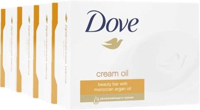 Набор крем-мыла Dove Драгоценные масла 100г х 4 шт (4820138274335)
