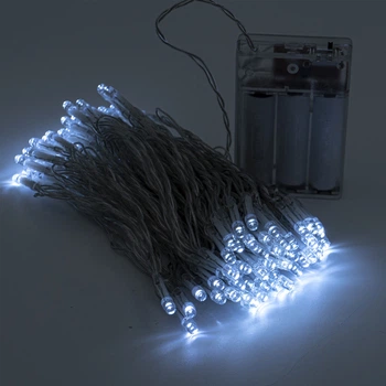 Декоративна гірлянда BERGER 2107-B-100 Cold 100 LED Холодний 10 м 1 режим 3 x AA