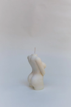 Свеча соевая женский силуэт 10 см