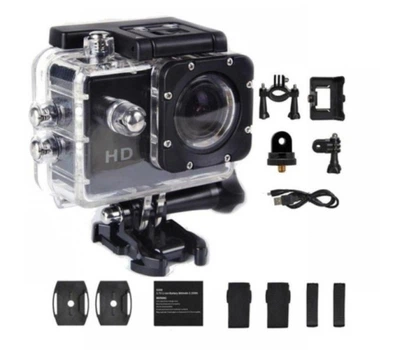 Экшн камера гоупро Action Camera Sports J400 ( A7) водонепроницаемая видеокамера полный комплект gopro крепежей + съёмка под водой 12 Мп MicroSD до 32 Гб (OI-208)