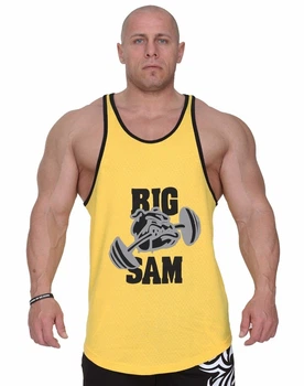 Спортивна майка Big Sam 2296 жовта розмір L