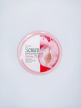 Скраб для тела Fenyi Honyi Peach Exfoliating Scrub Shea, с ароматом персика, 100 г